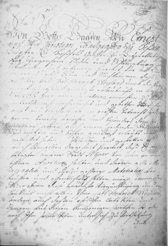Urkunde 1743